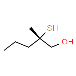 ChemSpider 2D Image | (2S)-2-Methyl-2-sulfanyl-1-pentanol | C6H14OS