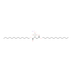 ChemSpider 2D Image | Sodium (2R)-1,4-dioxo-1,4-bis(tridecyloxy)-2-butanesulfonate | C30H57NaO7S