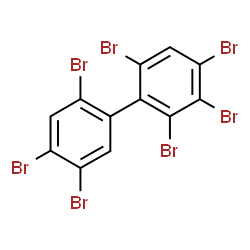 ChemSpider 2D Image | 2,2',3,4,4',5',6-Heptabromobiphenyl | C12H3Br7