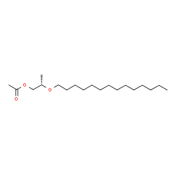 ChemSpider 2D Image | (2S)-2-(Tetradecyloxy)propyl acetate | C19H38O3