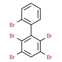 ChemSpider 2D Image | 2,2',3,5,6-Pentabromobiphenyl | C12H5Br5