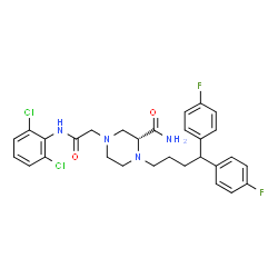 ChemSpider 2D Image | (R)-mioflazine | C29H30Cl2F2N4O2