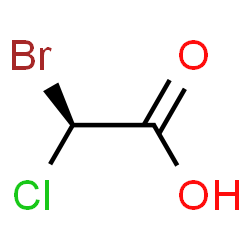 ChemSpider 2D Image | (2S)-Bromo(chloro)acetic acid | C2H2BrClO2