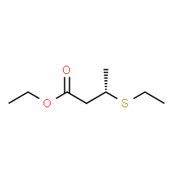 ChemSpider 2D Image | Ethyl (3S)-3-(ethylsulfanyl)butanoate | C8H16O2S