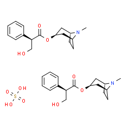 ChemSpider 2D Image | (+)-hyoscyamine sulfate anhydrous | C34H48N2O10S