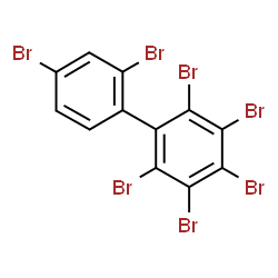 ChemSpider 2D Image | 2,2',3,4,4',5,6-Heptabromobiphenyl | C12H3Br7