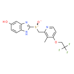 ChemSpider 2D Image | (R)-5-hydroxylansoprazole | C16H14F3N3O3S