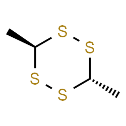 ChemSpider 2D Image | trans-3,6-Dimethyl-1,2,4,5-tetrathiane | C4H8S4
