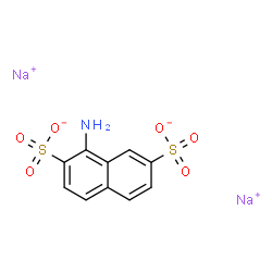 ChemSpider 2D Image | DISODIUM 1-NAPHTHYLAMINE-2,7-DISULFONATE | C10H7NNa2O6S2