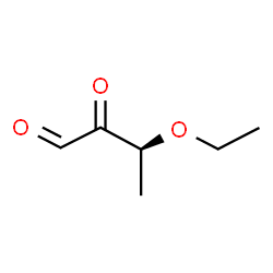 ChemSpider 2D Image | (3S)-3-Ethoxy-2-oxobutanal | C6H10O3