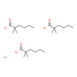 ChemSpider 2D Image | Cerium(3+) tris(2,2-dimethylhexanoate) | C24H45CeO6