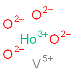 ChemSpider 2D Image | holmium(3+);oxygen(2-);vanadium(5+) | HoO4V
