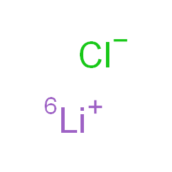 ChemSpider 2D Image | (~6~Li)Lithium chloride | Cl6Li