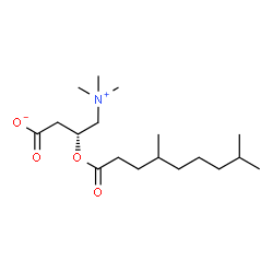 ChemSpider 2D Image | (R)-4,8-dimethylnonanoylcarnitine | C18H35NO4