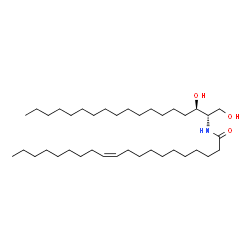 ChemSpider 2D Image | N-(11Z)-icosenoylsphinganine | C38H75NO3