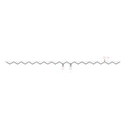 ChemSpider 2D Image | 5-Hydroxy-14,16-hentriacontanedione | C31H60O3