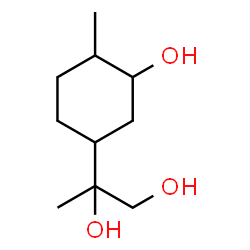ChemSpider 2D Image | 2-(3-Hydroxy-4-methylcyclohexyl)-1,2-propanediol | C10H20O3