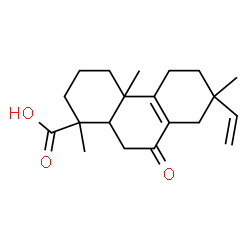 ChemSpider 2D Image | 7-Oxopimara-8,15-dien-18-oic acid | C20H28O3
