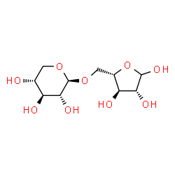ChemSpider 2D Image | 5-O-beta-D-Xylopyranosyl-L-arabinofuranose | C10H18O9