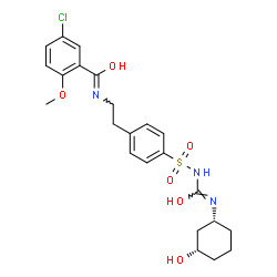 ChemSpider 2D Image | cis-3-hydroxyglyburide | C23H28ClN3O6S