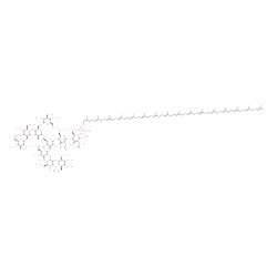 ChemSpider 2D Image | alpha-D-Mannopyranosyl-(1->2)-alpha-D-mannopyranosyl-(1->2)-alpha-D-mannopyranosyl-(1->3)-[alpha-D-mannopyranosyl-(1->6)-[alpha-D-mannopyranosyl-(1->2)-alpha-D-mannopyranosyl-(1->3)]-alpha-D-mannopyra
nosyl-(1->6)]-beta-D-mannopyranosyl-(1->4)-2-acetamido-2-deoxy-beta-D-glucopyranosyl-(1->4)-2-acetamido-2-deoxy-1-O-[{[{[(6E,10E,14E,18E,22E,26E,30E,34E,38E,42E,46E,50E,54E,58E)-3,7,11,15,19,23,27,31,
35,39,43,47,51,55,59,63-hexadecamethyl-6,10,14,18,22,26,30,34,38,42,46,50,54,58,62-tetrahexacontapentadecaen-1-yl]oxy}(hydroxy)phosphoryl]oxy}(hydroxy)phosphoryl]-beta-D-glucopyranose | C144H240N2O57P2