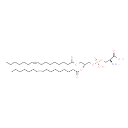ChemSpider 2D Image | O-[{(2R)-2,3-Bis[(9Z)-9-hexadecenoyloxy]propoxy}(hydroxy)phosphoryl]-L-serine | C38H70NO10P