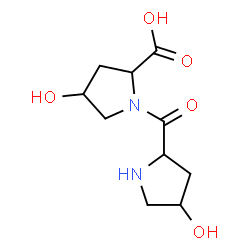 ChemSpider 2D Image | 4-Hydroxyprolyl-4-hydroxyproline | C10H16N2O5