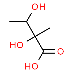 ChemSpider 2D Image | (2S,3R)-2,3-Dihydroxy-2-methylbutanoic acid | C5H10O4