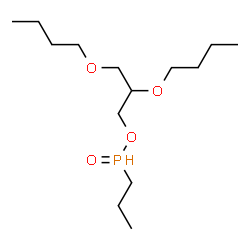 ChemSpider 2D Image | (2R)-2,3-Dibutoxypropyl propylphosphinate | C14H31O4P