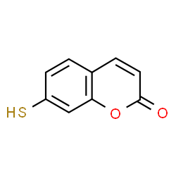 ChemSpider 2D Image | 7-Sulfanyl-2H-chromen-2-one | C9H6O2S