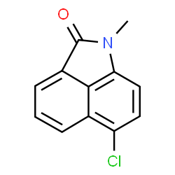 ChemSpider 2D Image | 6-Chloro-1-methylbenzo[cd]indol-2(1H)-one | C12H8ClNO