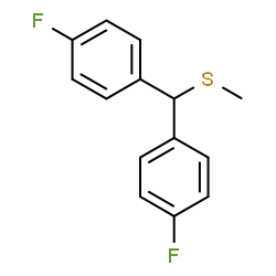 ChemSpider 2D Image | 1,1'-[(Methylsulfanyl)methylene]bis(4-fluorobenzene) | C14H12F2S