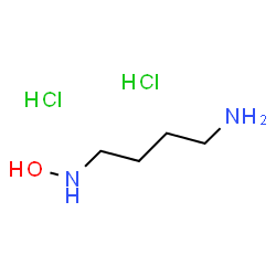 ChemSpider 2D Image | N-Hydroxy-1,4-butanediamine dihydrochloride | C4H14Cl2N2O