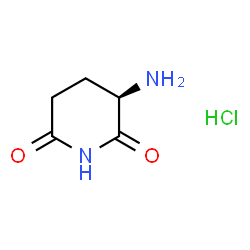 ChemSpider 2D Image | D-2-Aminoglutarimide (hydrochloride) | C5H9ClN2O2