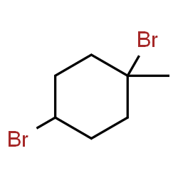 ChemSpider 2D Image | 1,4-Dibromo-1-methylcyclohexane | C7H12Br2