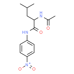 ChemSpider 2D Image | N~2~-Acetyl-N-(4-nitrophenyl)leucinamide | C14H19N3O4