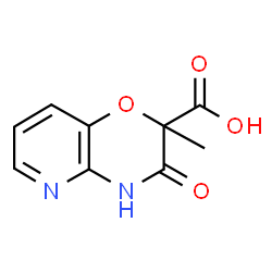 ChemSpider 2D Image | 3,4-Dihydro-2-methyl-3-oxo-2H-pyrido[3,2-b]-1,4-oxazine-2-carboxylic acid | C9H8N2O4