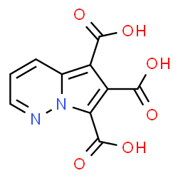 ChemSpider 2D Image | Pyrrolo[1,2-b]pyridazine-5,6,7-tricarboxylic acid | C10H6N2O6