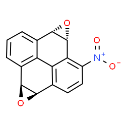 ChemSpider 2D Image | (3bR,4aS,7bS,8aR)-1-Nitro-3b,4a,7b,8a-tetrahydrooxireno[9,10]pyreno[4,5-b]oxirene | C16H9NO4
