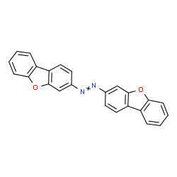 ChemSpider 2D Image | Bis(dibenzo[b,d]furan-3-yl)diazene | C24H14N2O2