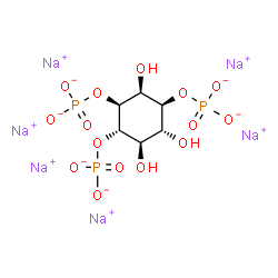 ChemSpider 2D Image | Hexasodium (1S,2S,3S,4S,5R,6R)-3,5,6-trihydroxy-1,2,4-cyclohexanetriyl tris(phosphate) | C6H9Na6O15P3