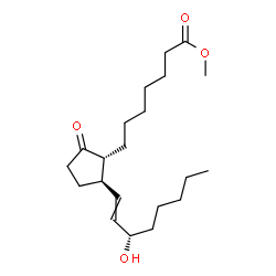 ChemSpider 2D Image | Methyl (15S)-15-hydroxy-9-oxoprost-13-en-1-oate | C21H36O4