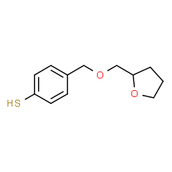 ChemSpider 2D Image | 4-{[(OXOLAN-2-YL)METHOXY]METHYL}BENZENE-1-THIOL | C12H16O2S
