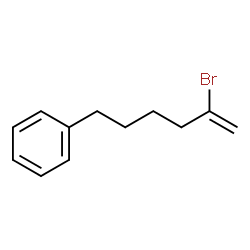 ChemSpider 2D Image | (5-Bromo-5-hexen-1-yl)benzene | C12H15Br