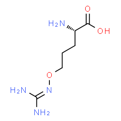 ChemSpider 2D Image | 5-{[(Diaminomethylene)amino]oxy}-L-norvaline | C6H14N4O3
