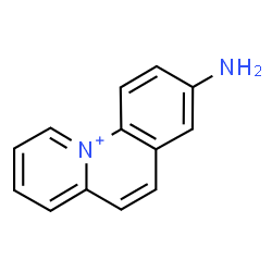 ChemSpider 2D Image | 8-Aminopyrido[1,2-a]quinolinium | C13H11N2
