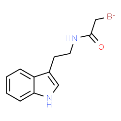 ChemSpider 2D Image | 2-Bromo-N-[2-(1H-indol-3-yl)ethyl]acetamide | C12H13BrN2O