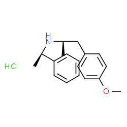 ChemSpider 2D Image | (2R)-1-(4-Methoxyphenyl)-N-[(1R)-1-phenylethyl]-2-propanamine hydrochloride (1:1) | C18H24ClNO