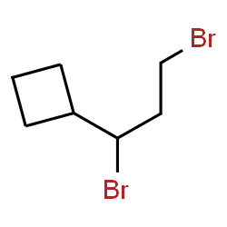 ChemSpider 2D Image | (1,3-Dibromopropyl)cyclobutane | C7H12Br2