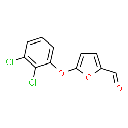 ChemSpider 2D Image | 5-(2,3-Dichlorophenoxy)-2-furaldehyde | C11H6Cl2O3